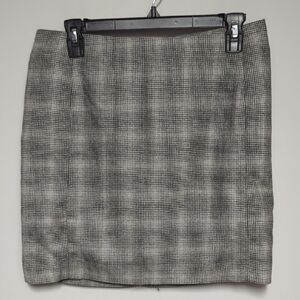 Banana Republic Gray Black Pencil Mini Skirt